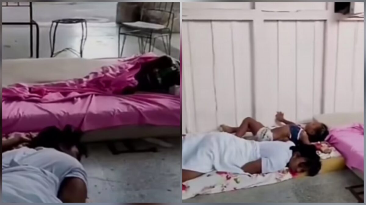 Niños cubanos duermen en portales y aceras por los apagones y el calor extremo en La Habana