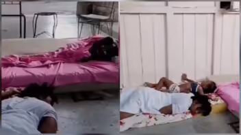 Niños cubanos duermen en portales y aceras por los apagones y el calor extremo en La Habana