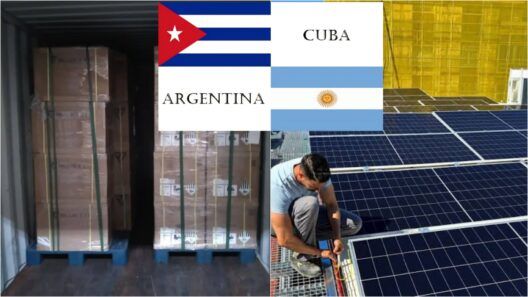 Llega desde Argentina cargamento de kits solares a Cuba en plena crisis energética