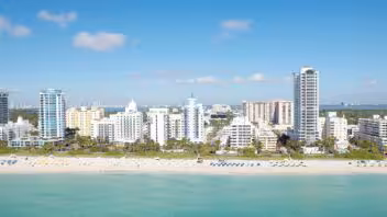 Alerta en Miami: declaran dos playas no aptas para nadar por contaminación bacteriana