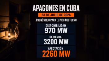 Apagones de hasta tres días y comida perdida: el déficit vuelve a superar los 2200 MW hoy en Cuba