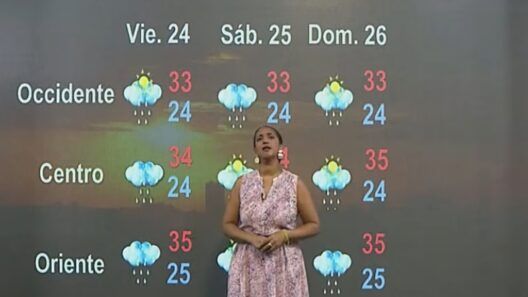 Pronóstico para Cuba hoy: calor de hasta 36 grados y más tormentas eléctricas
