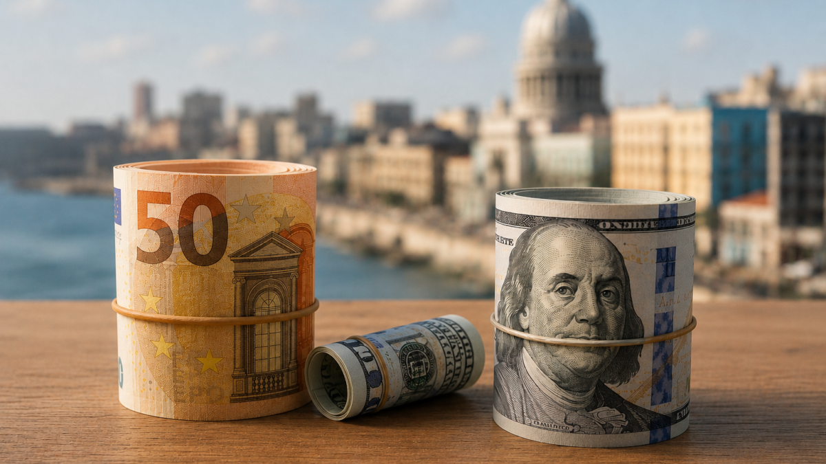 ¿Conviene enviar euros o dólares a Cuba? Así cambia el dinero que recibe tu familia hoy