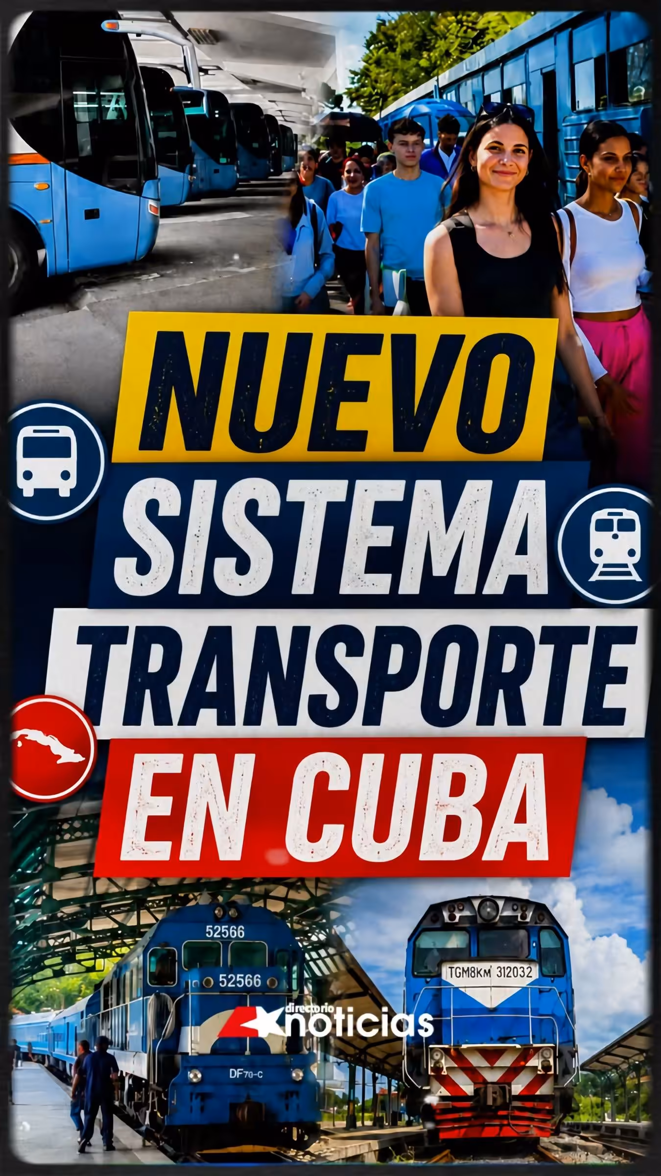 🚍🚆 Nuevo sistema de transporte en Cuba