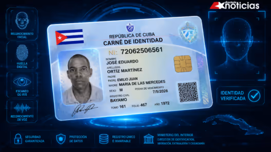 Cuba prepara una nueva ley de identidad que incluirá voz, iris, huellas y domicilio actualizado