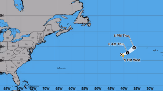 Tormenta tropical Cristóbal se debilita en el Atlántico y podría disiparse este jueves