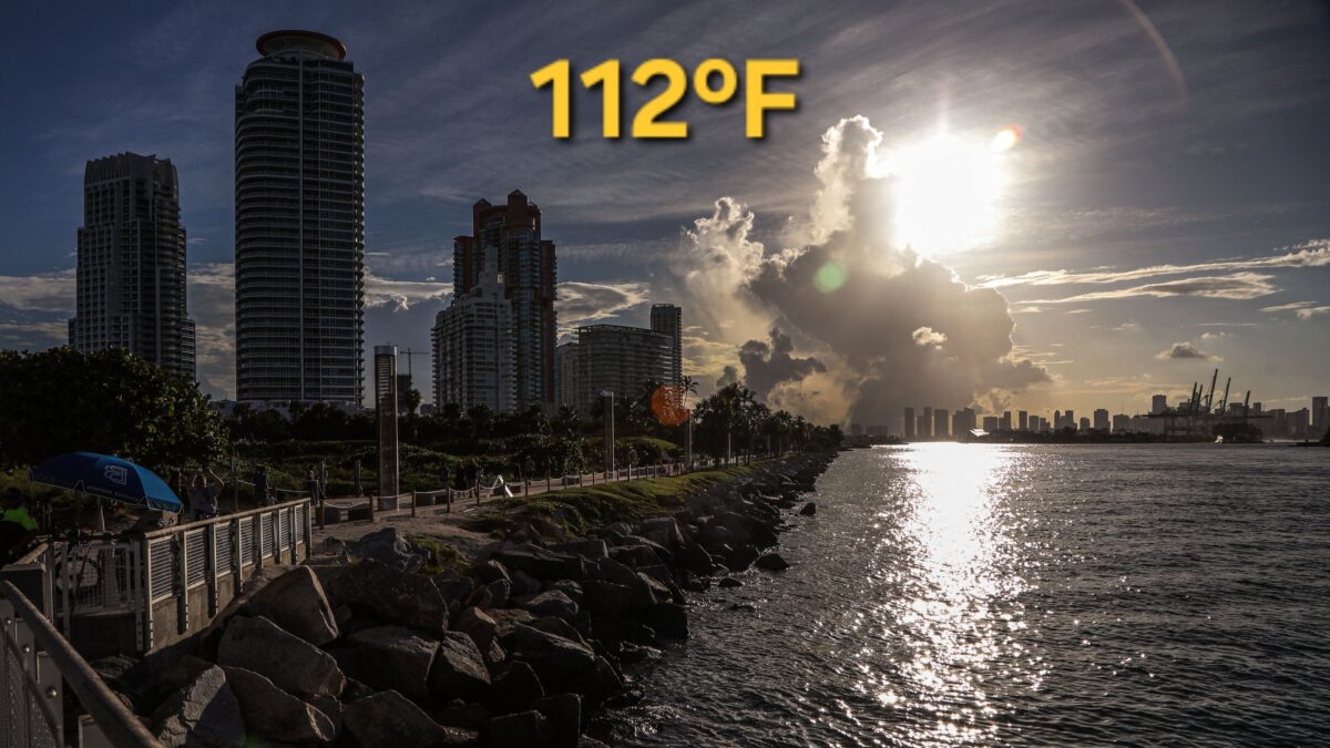 Hoy en Miami se van a sentir 112 grados de temperatura: Alerta por extremo calor en Florida