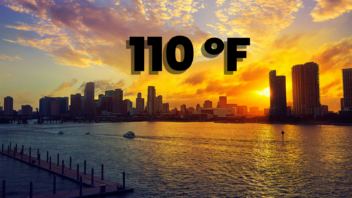 Calor peligroso este miércoles 19 de agosto en Miami: Hasta 110 grados de temperatura