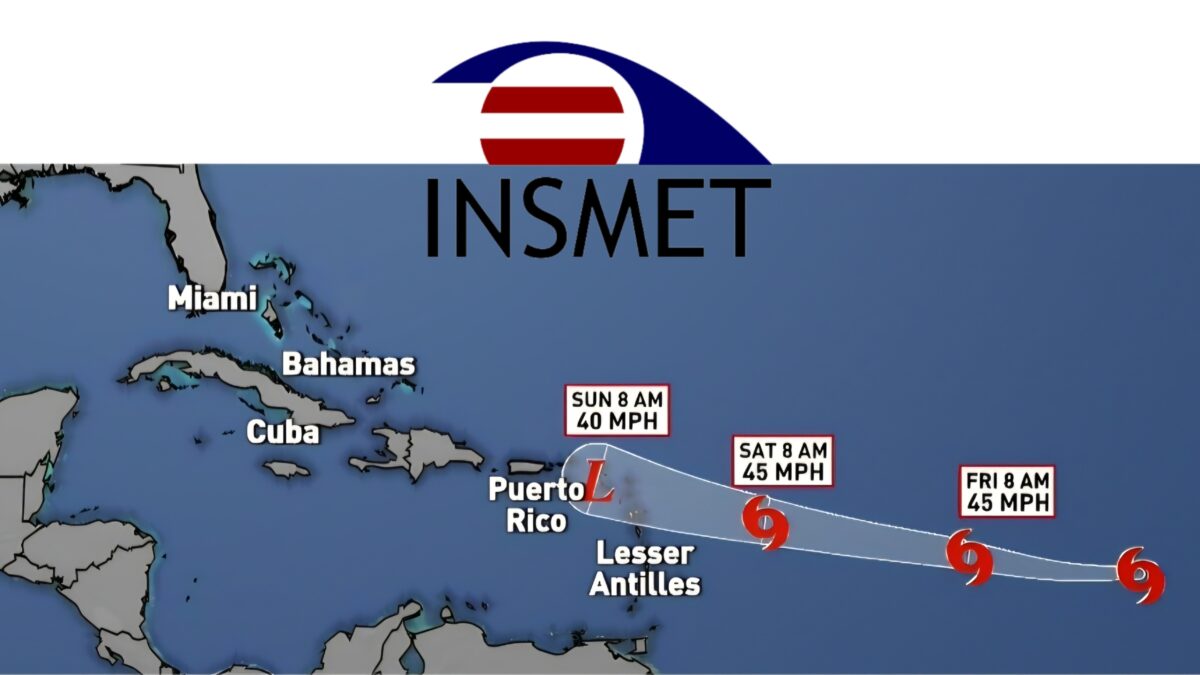 Información importante del Instituto de Meteorología de Cuba: Aviso de ciclón tropical número 1