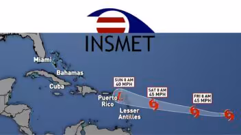 Información importante del Instituto de Meteorología de Cuba: Aviso de ciclón tropical número 1