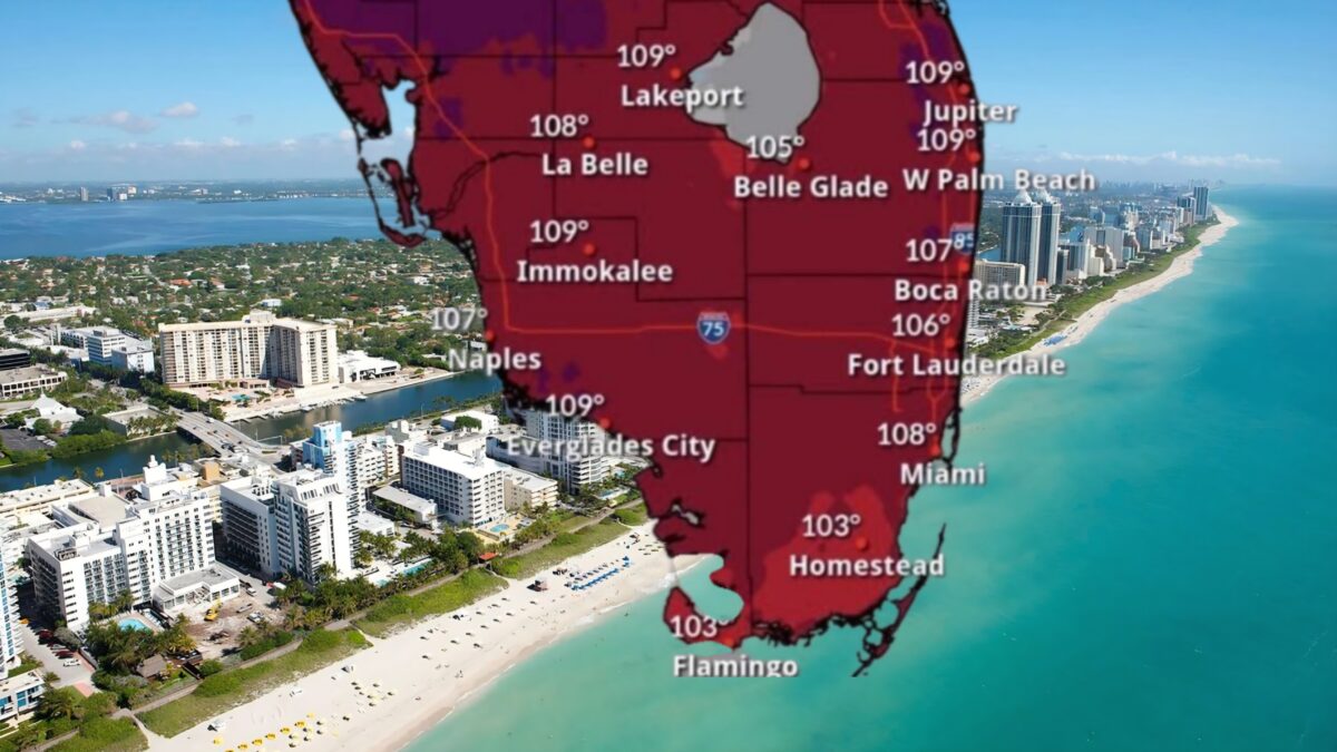 Arde Miami: Alerta por calor extremo en Miami y el sur de Florida que puede alcanzar 110 °F