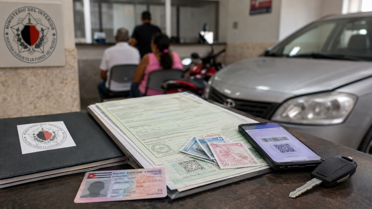 MININT publica precios de sellos para trámites de vehículos y licencias de conducción en Cuba