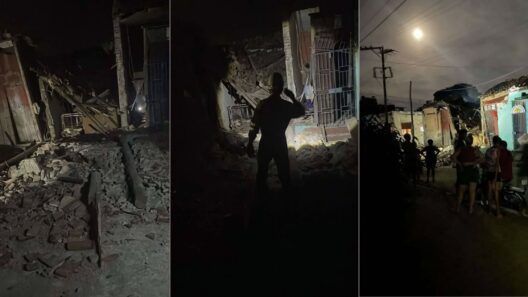 Derrumbe de vivienda en Camagüey: rescatan a dos adultos mayores