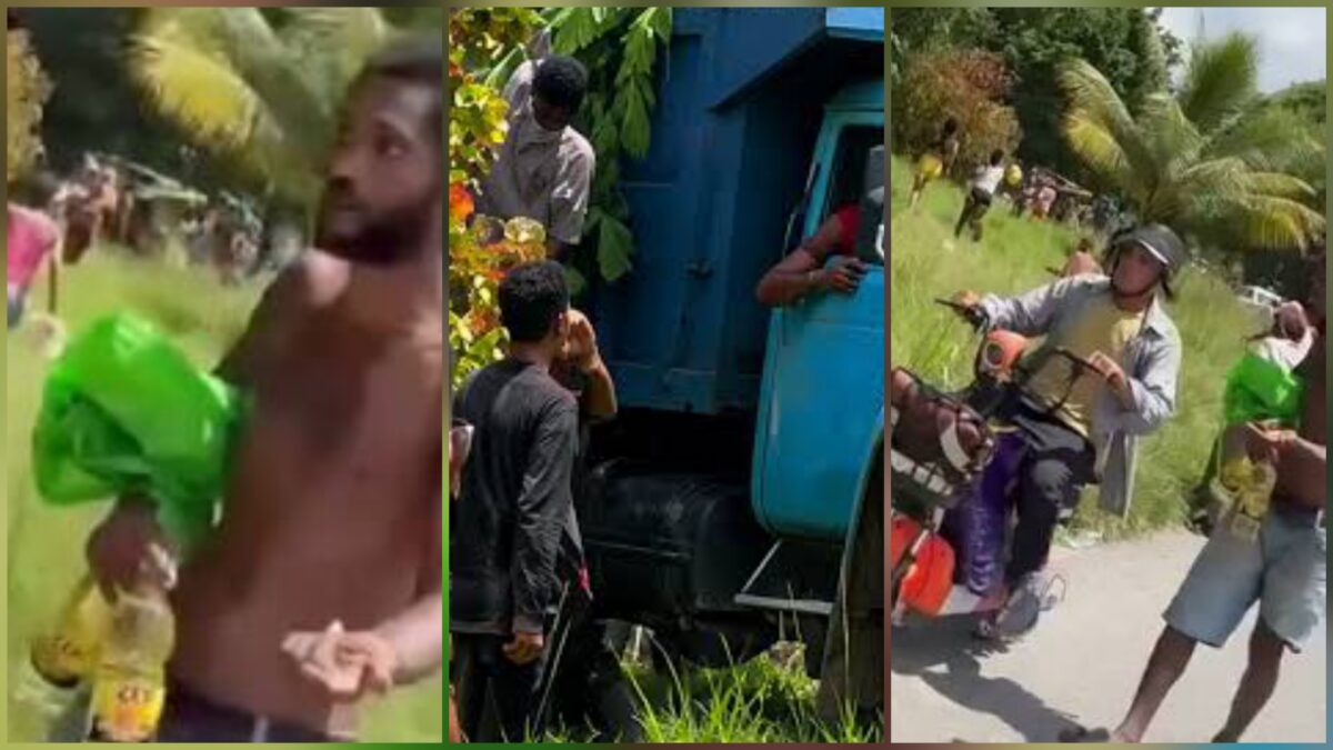 Asaltan en La Habana un camión cargado de aceite: esto fue lo que ocurrió