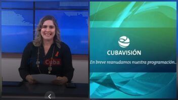 Apagón interrumpe el Noticiero Nacional de la Televisión Cubana