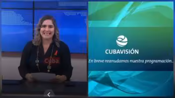 Apagón interrumpe el Noticiero Nacional de la Televisión Cubana