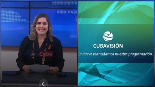 Apagón interrumpe el Noticiero Nacional de la Televisión Cubana