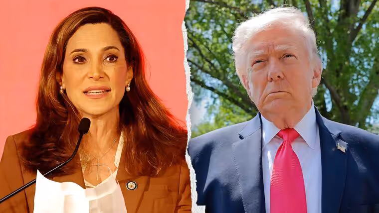 Trump comparte reportaje sobre críticas a María Elvira Salazar entre votantes republicanos