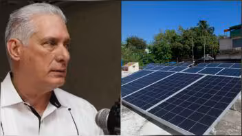 Energía solar en Cuba cubre más del 20 % del consumo eléctrico, afirma Díaz-Canel