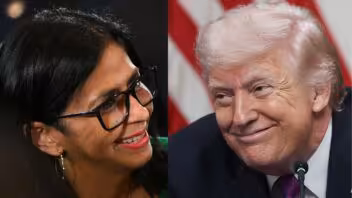 Trump y Delcy Rodríguez podrían reunirse la próxima semana