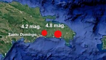Fuerte temblor de 4,8 sacude República Dominicana y se siente en gran parte del país