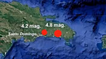 Fuerte temblor de 4,8 sacude República Dominicana y se siente en gran parte del país