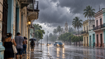 Lluvias fuertes en Cuba este miércoles: estas son las zonas donde más podría llover