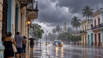 Lluvias fuertes en Cuba este miércoles: estas son las zonas donde más podría llover