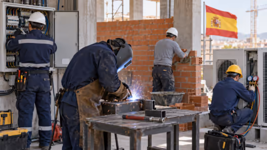 Buscan electricistas, soldadores y albañiles para trabajar en España: ofrecen vuelo y alojamiento 