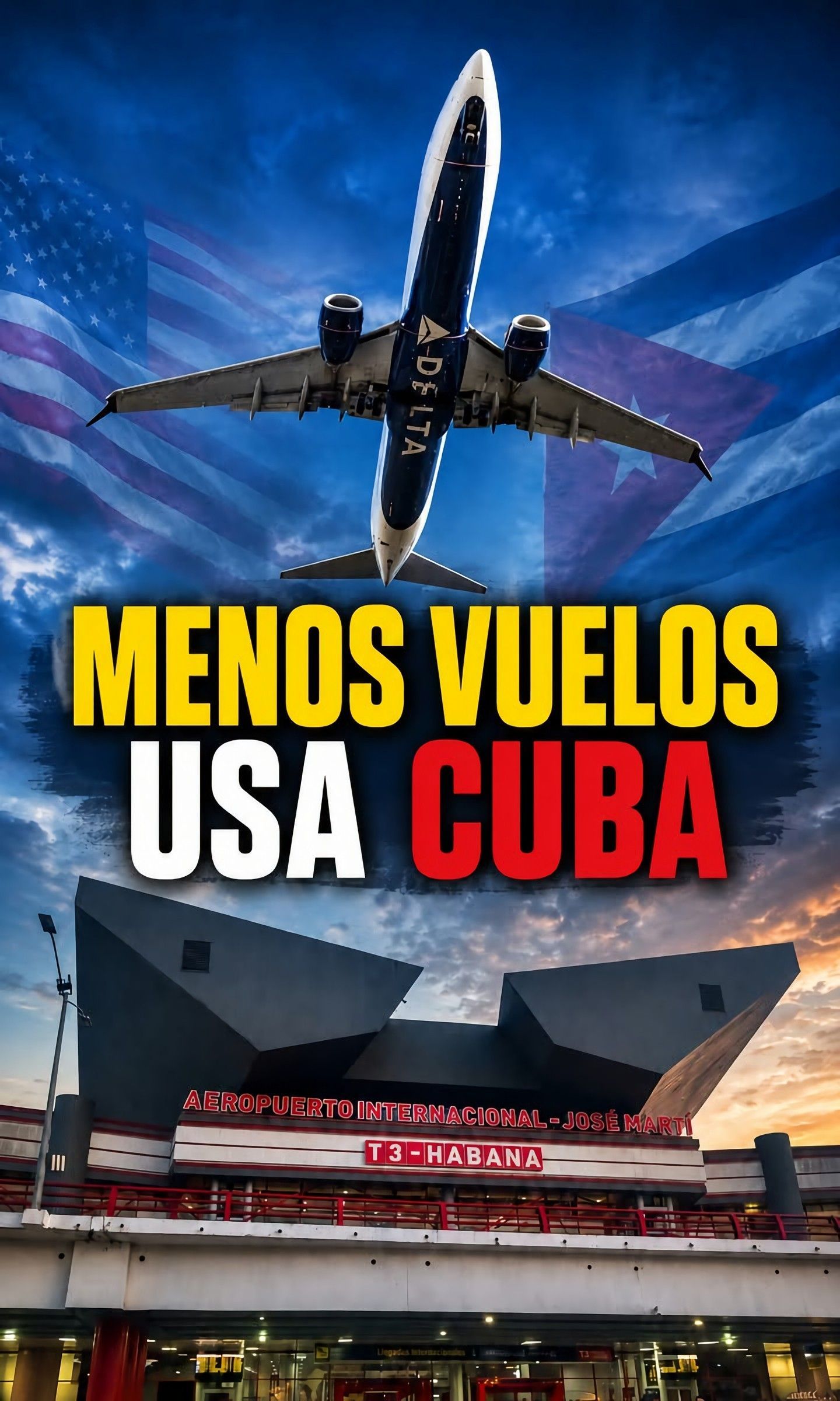 🚨Los vuelos entre Estados Unidos y Cuba podrían verse reducidos dada la intención de esta aerolínea