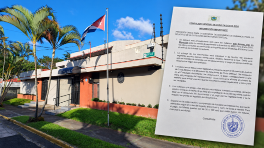 Consulado de Cuba inicia hoy nuevo trámite para cubanos que buscan regularizarse en Costa Rica