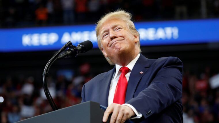 Trump pone la inmigración en el centro de su campaña en Kentucky
