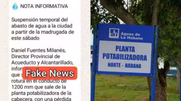 Aguas de La Habana desmiente aviso sobre supuesta suspensión del servicio en la capital