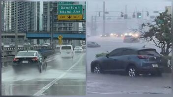 Alertan en Miami de fuertes lluvias con riesgo de inundaciones