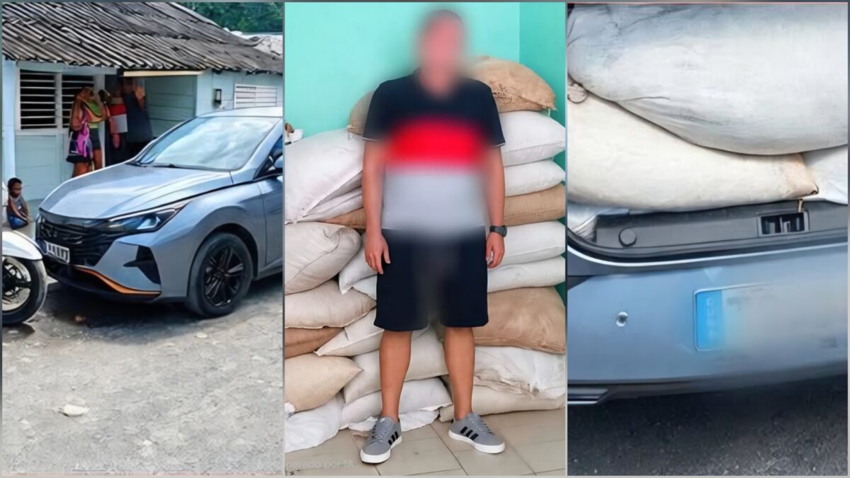 Encuentran 28 quintales de café en un vehículo rentado