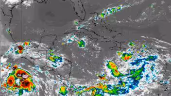 Lluvias en Cuba: la vaguada afecta al occidente y se esperan chubascos en el centro y oriente