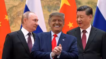 ¿Nuevos aliados? Trump quiere reunirse con Putin y Xi en China