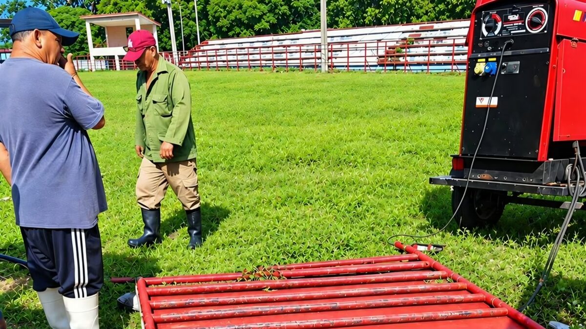 Reparan la pista de rodeo de Sancti Spíritus para recuperar los espectáculos