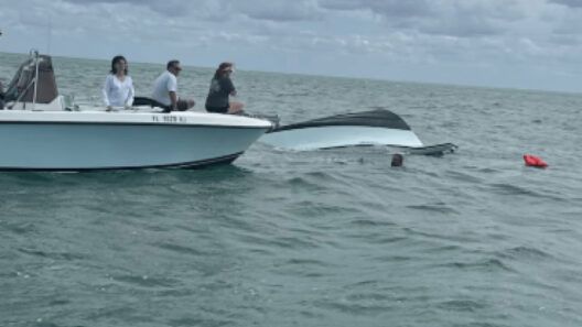 Rescate cerca de Key Largo: cuatro personas a salvo tras volcar una embarcación