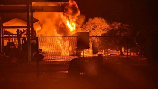Incendio de isotanque en Manzanillo deja cinco heridos, uno crítico
