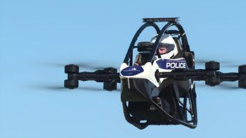 Astro, la aeronave policial eléctrica en Florida que aún espera permiso para patrullar