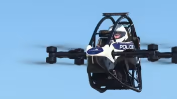 Astro, la aeronave policial eléctrica en Florida que aún espera permiso para patrullar
