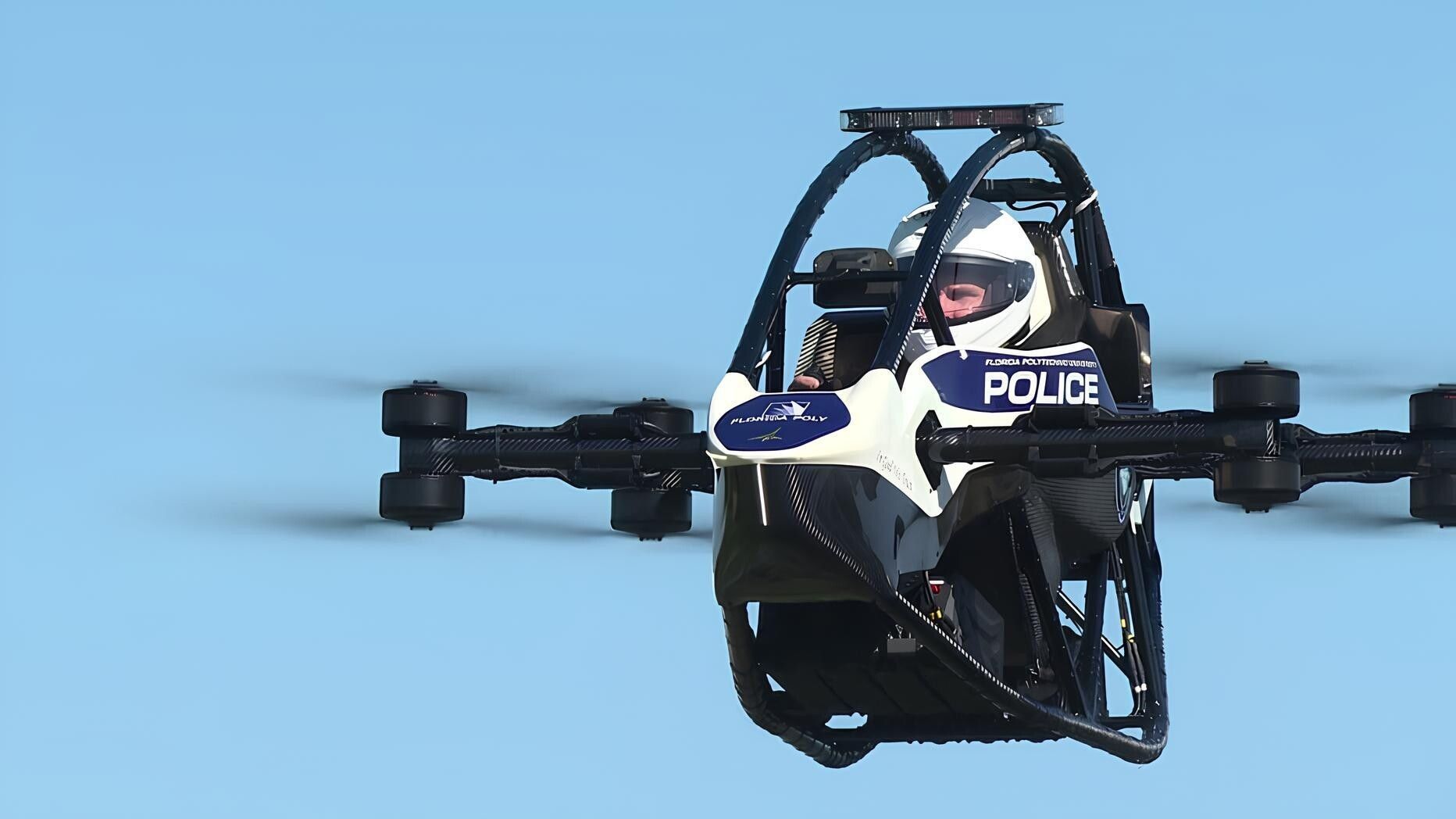 Astro, la aeronave policial eléctrica en Florida que aún espera permiso para patrullar