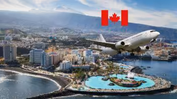 Turistas canadienses cambian Cuba por Canarias con vuelos directos de Air Canadá