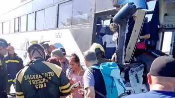 Accidente de Viazul Santiago de Cuba–La Habana deja un fallecido y ocho lesionados en Camagüey
