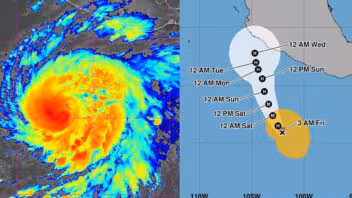 Huracán Vance se intensifica rápidamente: podría alcanzar categoría 3 frente a México