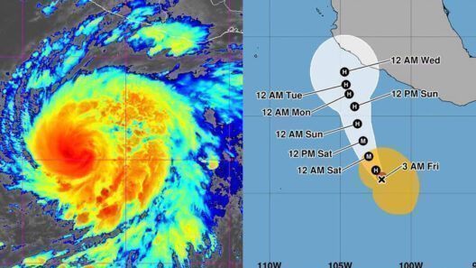 Huracán Vance se intensifica rápidamente: podría alcanzar categoría 3 frente a México