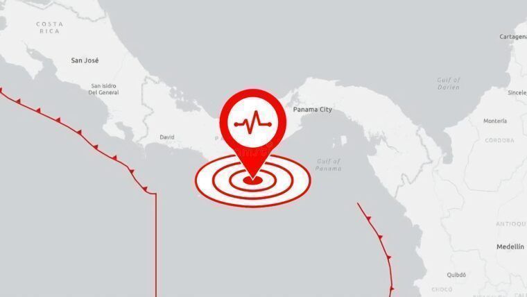 Terremoto de magnitud 7,6 frente a Panamá: aviso de tsunami para nueve países