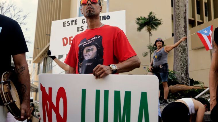 Electricidad en Puerto Rico: facturas más altas sin alivio en los apagones