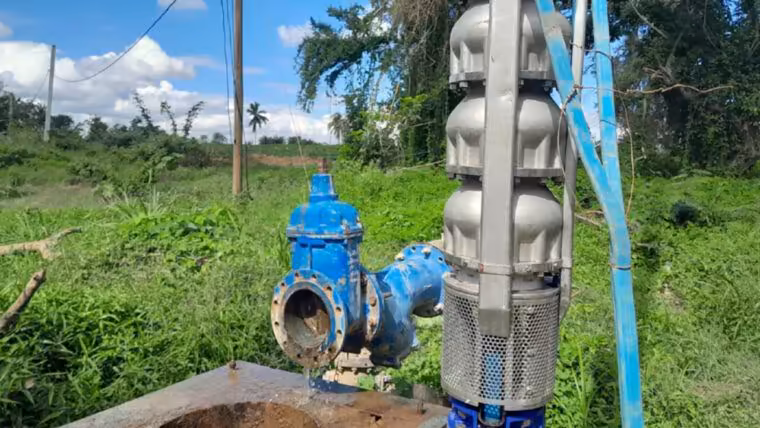 Nueva línea eléctrica busca estabilizar el bombeo de agua en Mayarí
